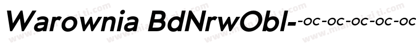 Warownia BdNrwObl字体转换